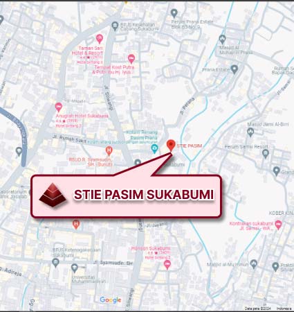 Peta Lokasi (Google Map) STIE PASIM Sukabumi Nomor